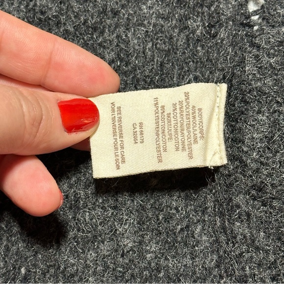 Free People Eyelet Trim V-Neck Cardigan Sweater - Small - Picture 15 of 16